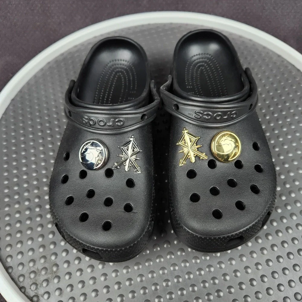 Sankuanz x Crocs Classic Clog Black Mens Size 7 Womens Size 9 206900-001 NEW